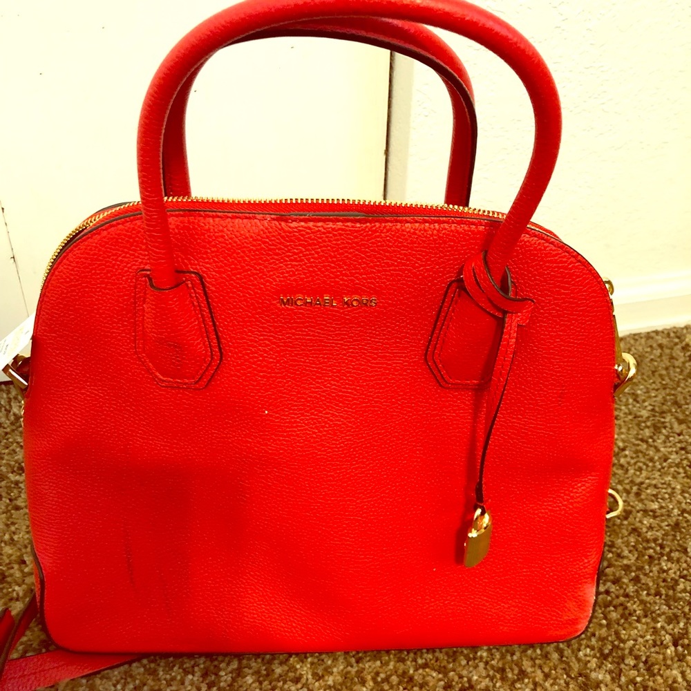 Michael Kors red bag